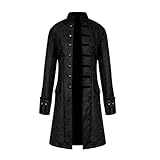 TSIRNK Mittelalter Kleidung Herren,Steampunk Herren,Halloween...