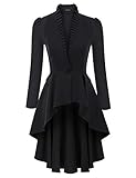 SCARLET DARKNESS Retro Jacken Steampunk Gothic Long Coat Mäntel...