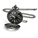 Vicloon Vintage Taschenuhr, Retro Quarz Taschenuhr, Taschenuhr...