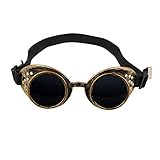 Boland 54503 - Brille Steampunk, aus Kunststoff, Gummiband,...