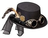 W WIDMANN MILANO Party Fashion 60814 - Steampunk Zylinder, mit...