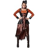 dressforfun 900488 - Damenkostüm Steampunk Prinzessin, Langes...