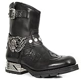 rackbone DJFOG Herren-Ritterstiefel, Biker-Stiefel, kurze...