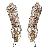 Jurxy Gothic Handstulpe mit Brosche Victorian Steampunk...