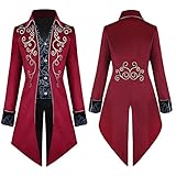 Mittelalter Kleidung Herren Frack Jacke Smoking Steampunk Mantel...