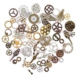 HFDONGL 76 Stück Steampunk Deko Steampunk Accessoires Steam Punk...