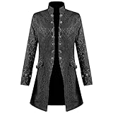 Generisch Herren Steampunk Retro Gothic Mantel Mittelalter Jacke...