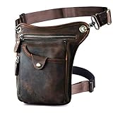 Le'aokuu Herren Echtes Leder Tasche Beinbeutel Beintasche...