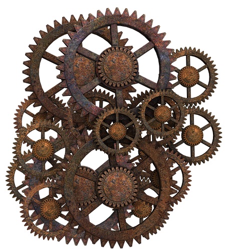 Steampunk Zahnräder